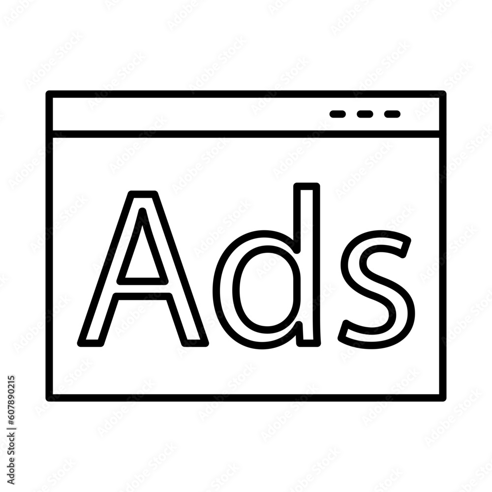 Ads Icon Design Ads Icon Design