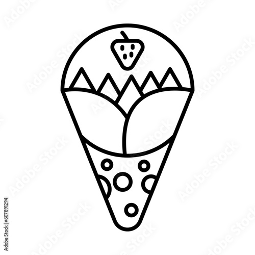 Crepe Icon Design