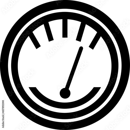 Vektor Zeichen für Manometer, Messgerät, Messung