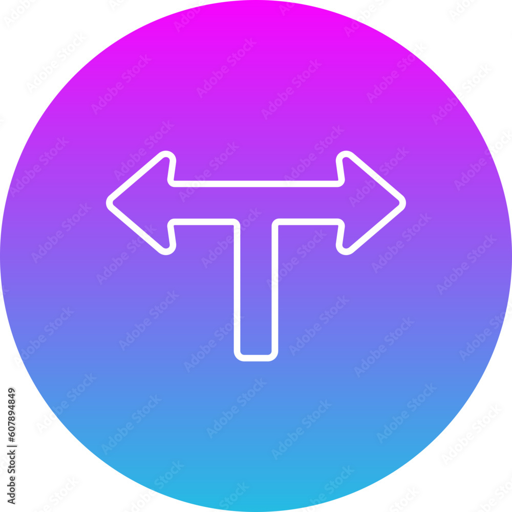 T Junction Icon T Junction Icon