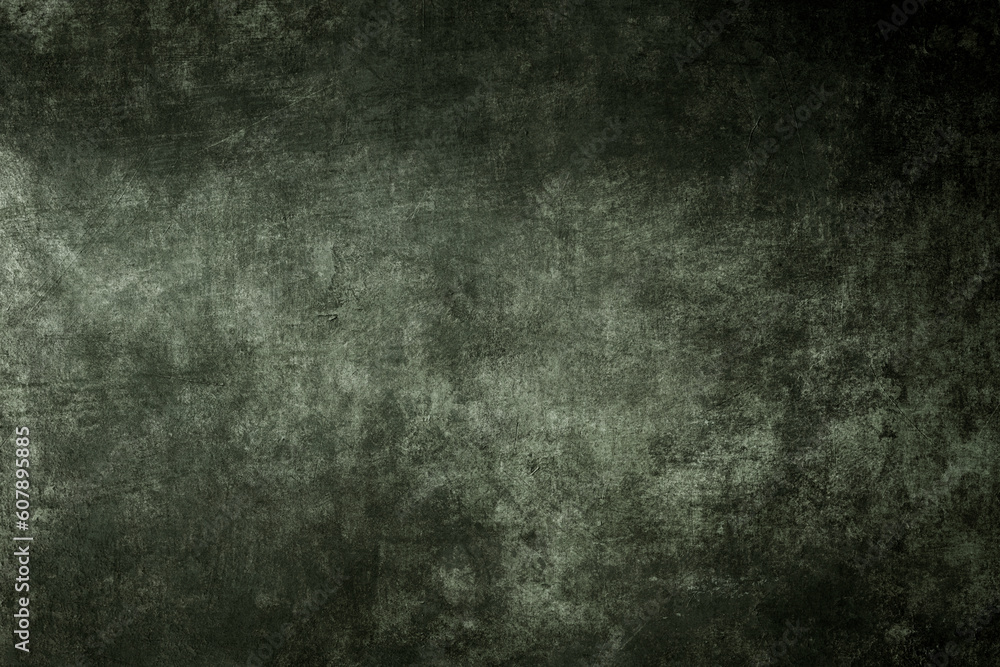Old green wall grunge background