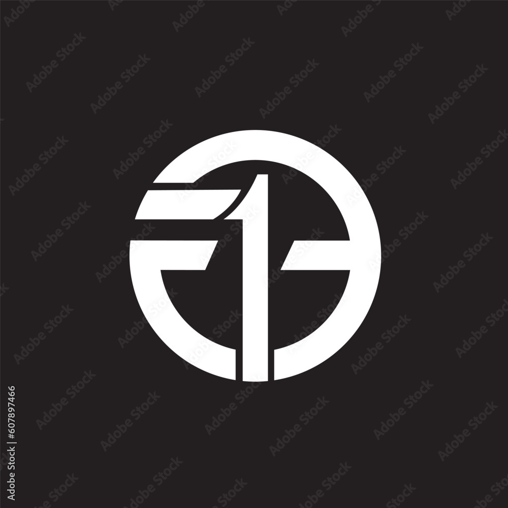 F13, 13F Initial letter logo, circle logo F13, 13F Initial letter logo, circle logo