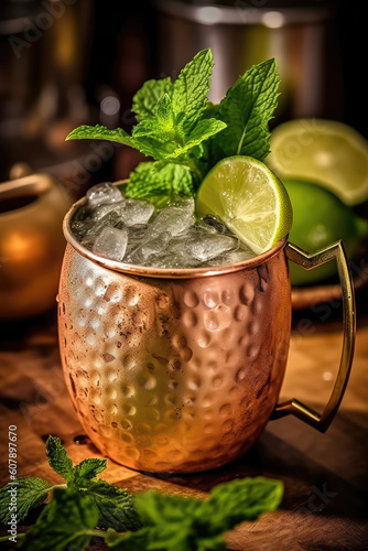Icy Cold Moscow Mules with Lime