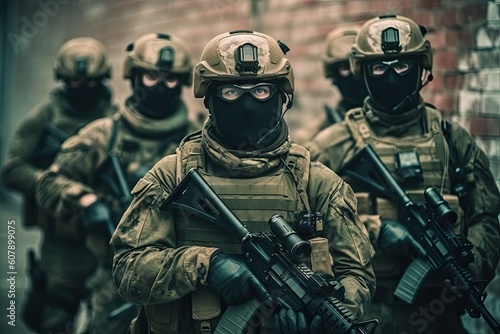 Russian mercenary group wagner, Russia Ukraine war, Generative AI photo