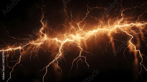 background wallpaper oragne lightning in the dark