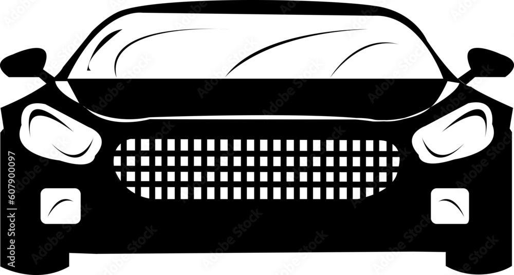 car silhouette vector