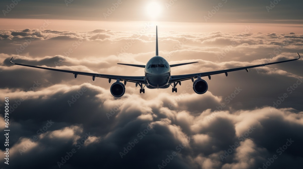 Modern Passenger airplane Modern Passenger airplane