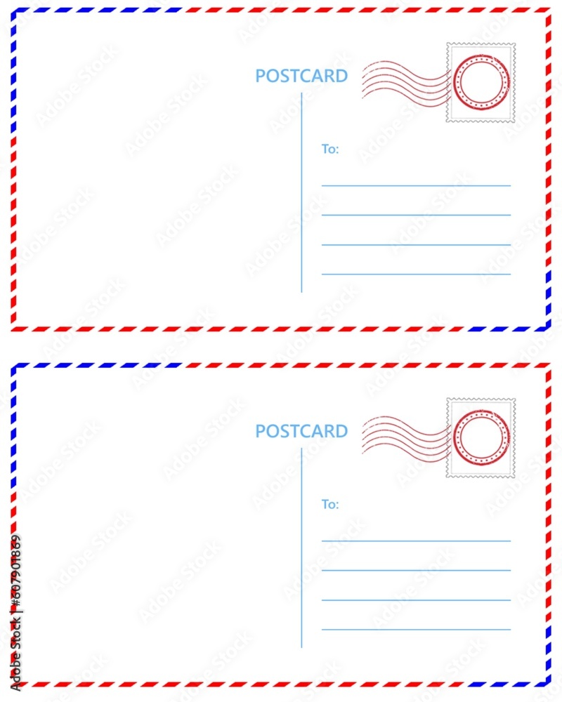 Postcard Blank Templates Printables Postcard without Stamps Postcard Blank Templates Printables Postcard without Stamps