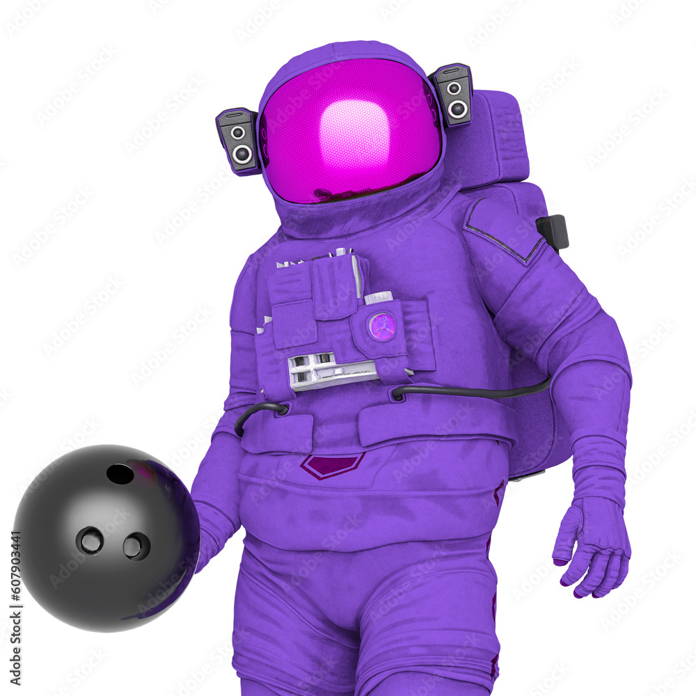 astronaut is holding a bowling ball astronaut is holding a bowling ball