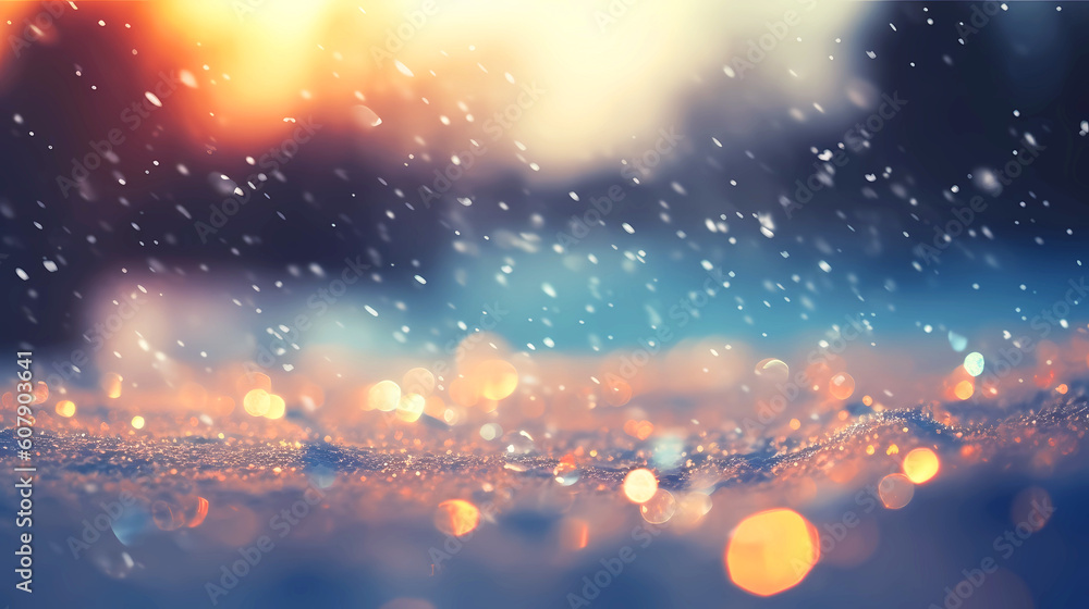Beautiful background blurry image in bright winter colors. Beautiful background blurry image in bright winter colors.