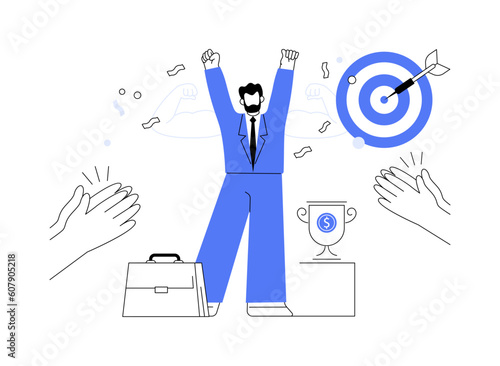 Passion abstract concept vector illustration.