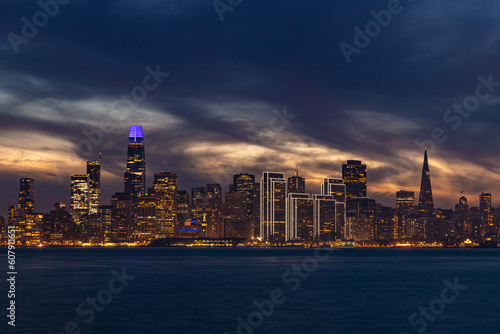 Downtown San Francisco at Night