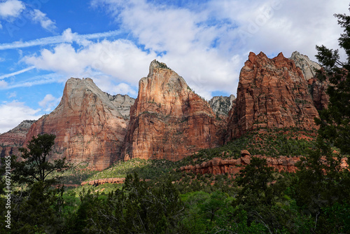 Court of the Patriarchs in Zion National Park in Utah
