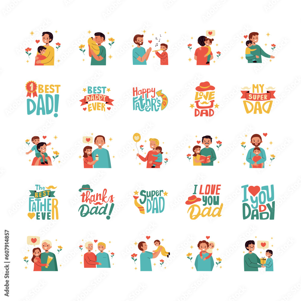 Happy Father's Day white background in vector
Happy Father's Day white background in vector
