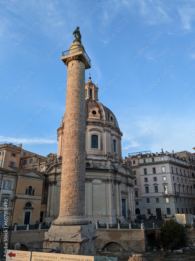 Trajan Forum in Rome, Italy
