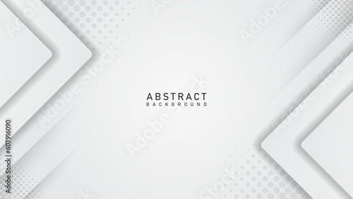 abstract modern elegant geometry white background with square and halftone design vector illustration EPS10