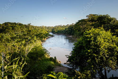 Sao Paulo, SP, Brazil - April 18 2023: Jordan River, Acre details. © Talita