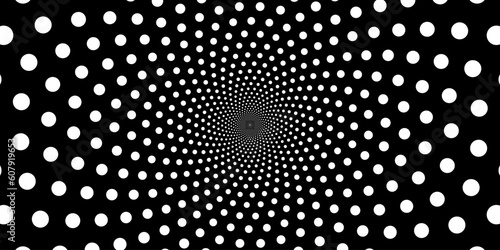 Black and white Halftone do...