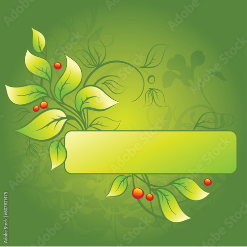 floral frame, this illustration may be usefull as designer work.
