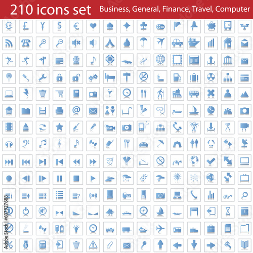 Biggest collection of different icons for using in web design