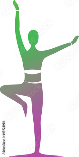 Color dance body symbol