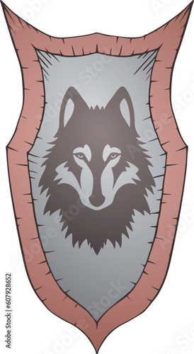 Medieval shield illustration
