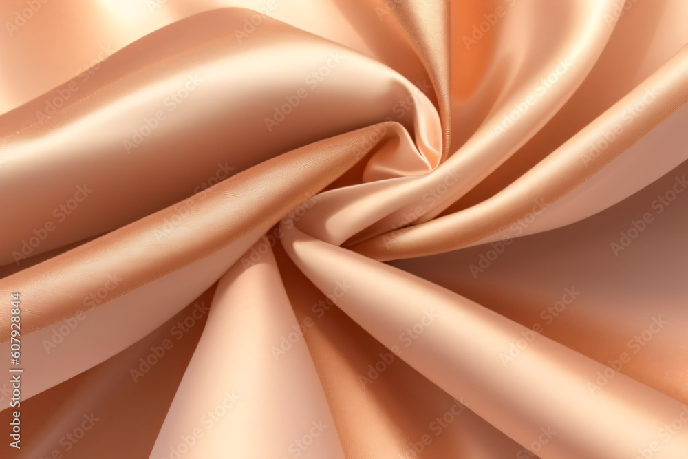 a closeup of a beige fabric, flowing pink silk a closeup of a beige fabric, flowing pink silk