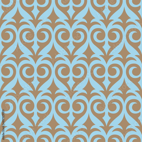 Seamless background from a floral ornament, Fashionable modern wallpaper or textile