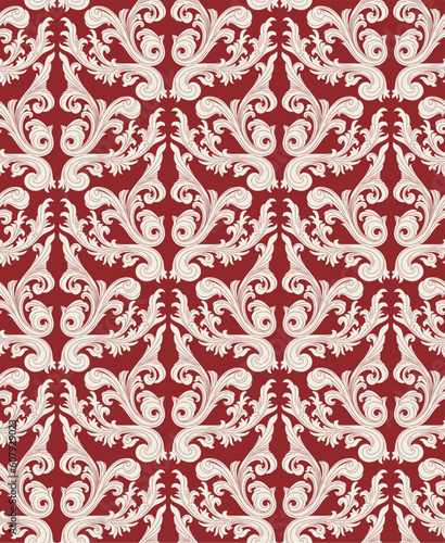 Seamless background from a floral ornament, Fashionable modern wallpaper or textile