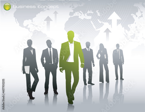 business concept: thinking different, being an innovator