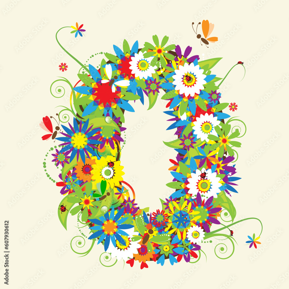 Numbers, floral design. See also numbers in my gallery Numbers, floral design. See also numbers in my gallery