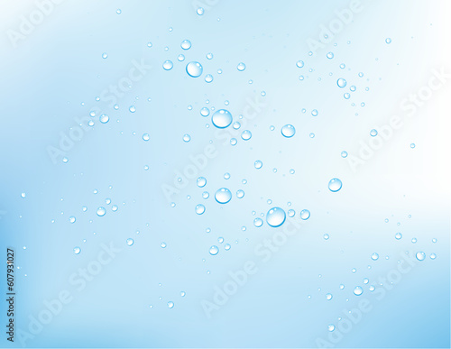Vector Water Bubbles - easy to edit vector EPS file
