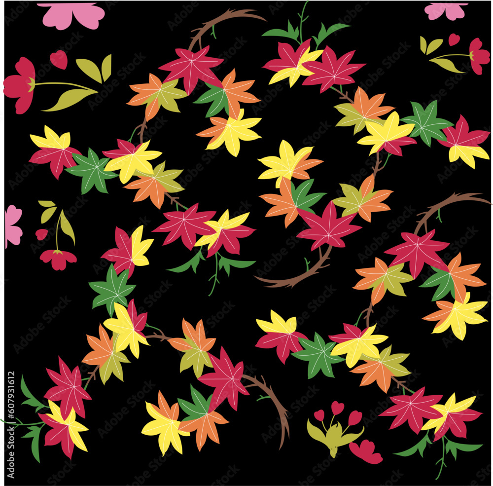 seamless flower design seamless flower design