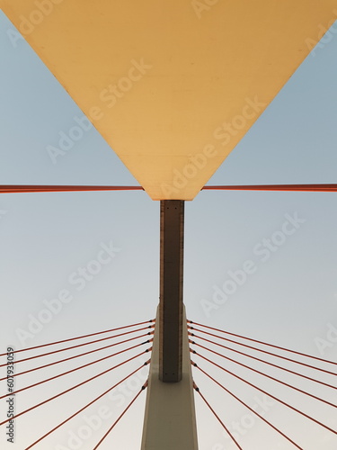bridge over blue sky
