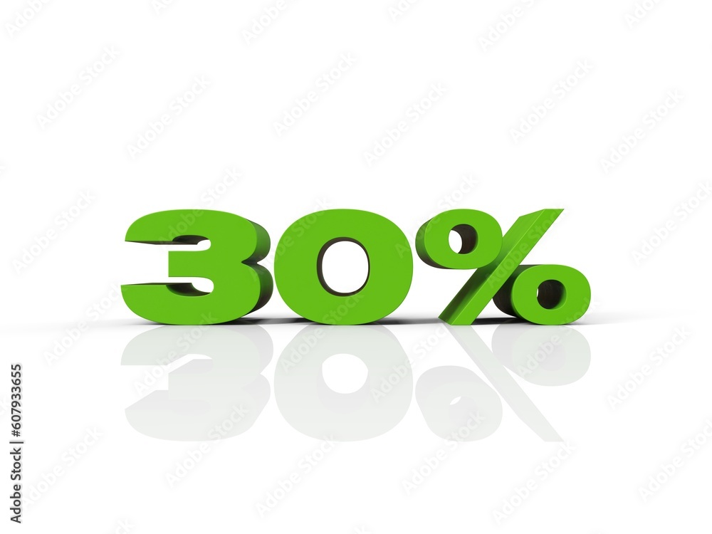 30% Percent Discount 3d Sign Sale Symbol for Promotion Poster 30% Percent Discount 3d Sign Sale Symbol for Promotion Poster