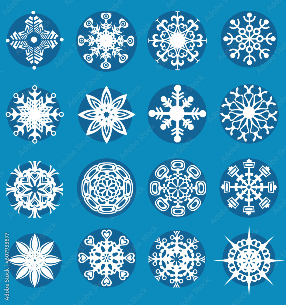 snowflacke set snowflacke set
