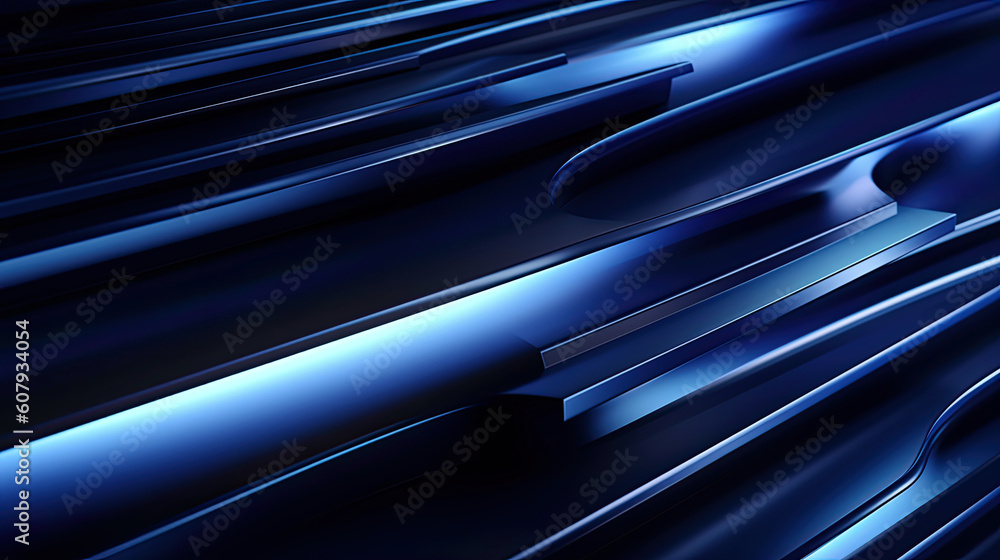 abstract modern blue background. Generative AI abstract modern blue background. Generative AI