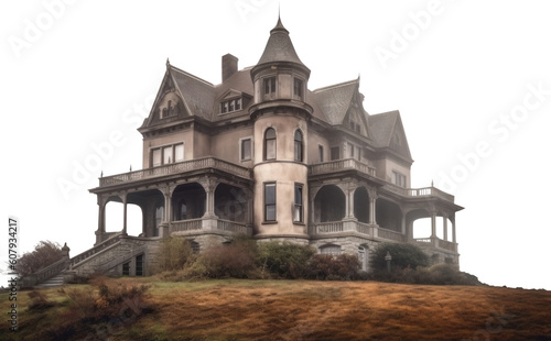 haunted ghost mansion. Transparent PNG 