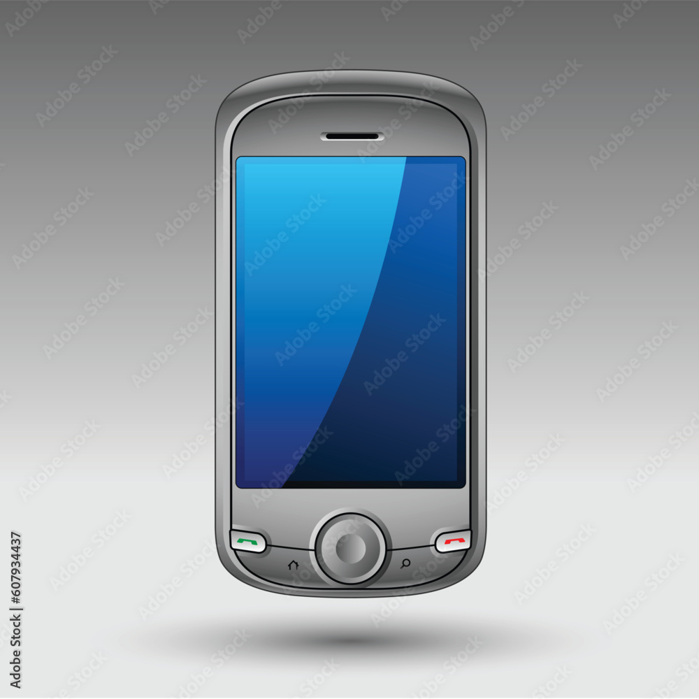 Mobile phone editable vector illustration Mobile phone editable vector illustration