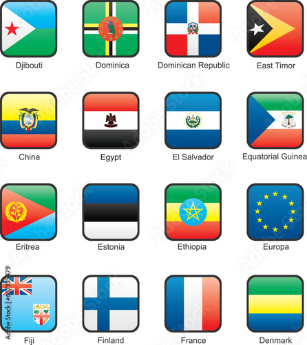 Djibouti, Dominica, Dominican Republic, East Timor, Ecuador, Egypt, El Salvador, Equatorial Guinea, Eritrea, Estonia, Ethiopia, European Union, Fiji, Finland, France