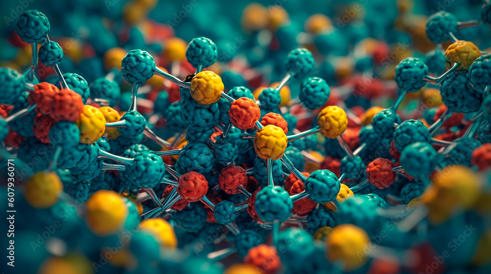 3D Molecular Visualization Complex Biomolecule Structure Models