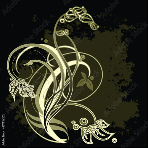 floral, this illustration may be usefull as designer work.