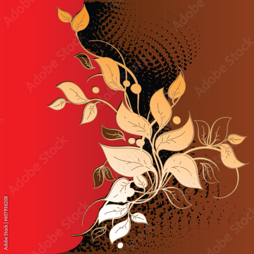 floral, this illustration may be usefull as designer work.