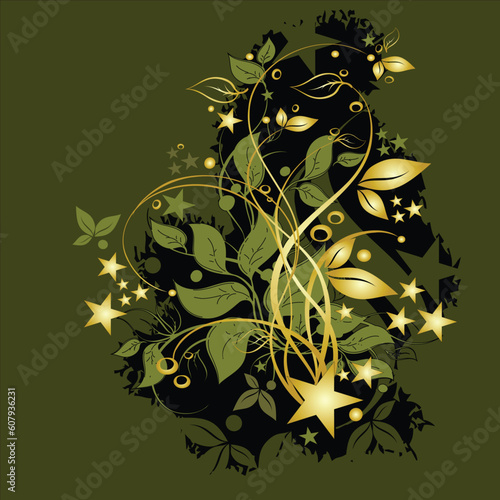 floral, this illustration may be usefull as designer work.