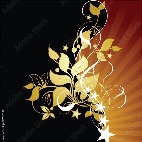 floral, this illustration may be usefull as designer work.