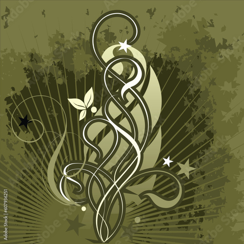 floral, this illustration may be usefull as designer work.