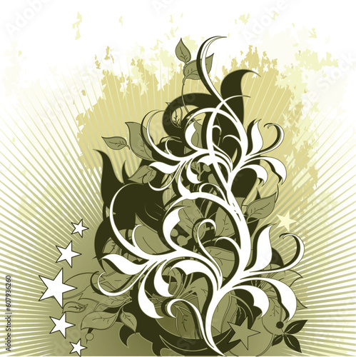 floral, this illustration may be usefull as designer work.