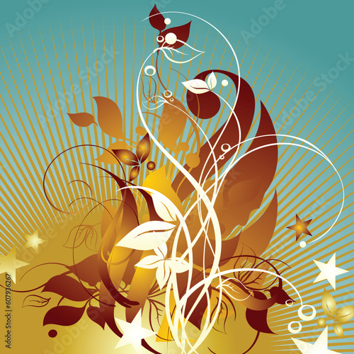 floral, this illustration may be usefull as designer work.