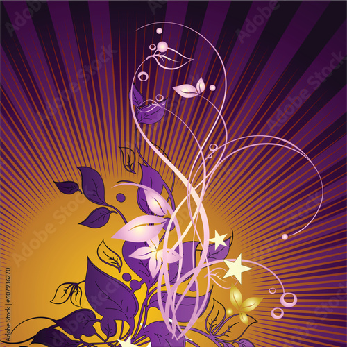 floral, this illustration may be usefull as designer work.