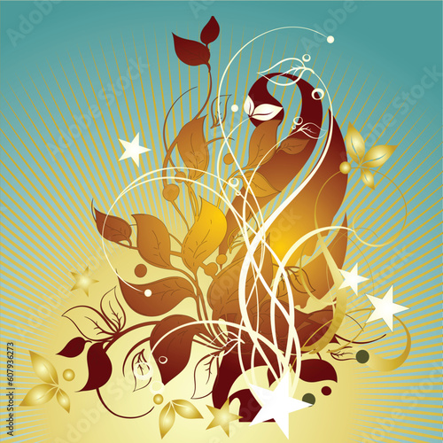 floral, this illustration may be usefull as designer work.